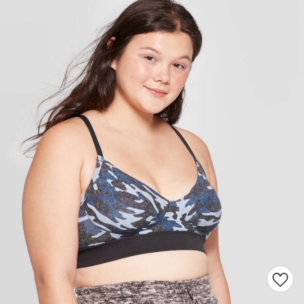Colsie Camo bralette Sz large